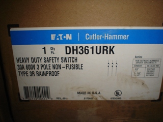 Cutler-Hammer DH361URK Distribution
