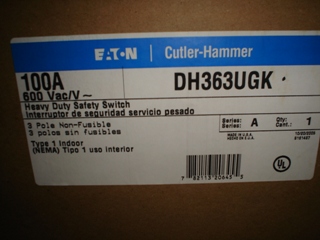 Cutler-Hammer DH363UGK Distribution