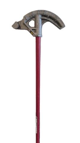 Gardner Bender 932H 1" EMT Aluminum Hand Bender Head. Fits 1" EMT and 3/4" Rigid/IMC conduit. Features embossed sight lines for 10, 22, 30, 45, and 60 degree angles. Includes a 30-degree bend indicator on the outer surface and a wide foot pedal for stabil